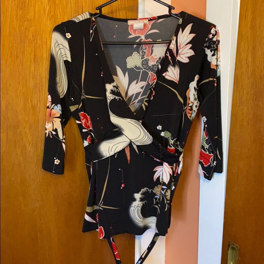 Japanese inspired designed 3/4 blouse